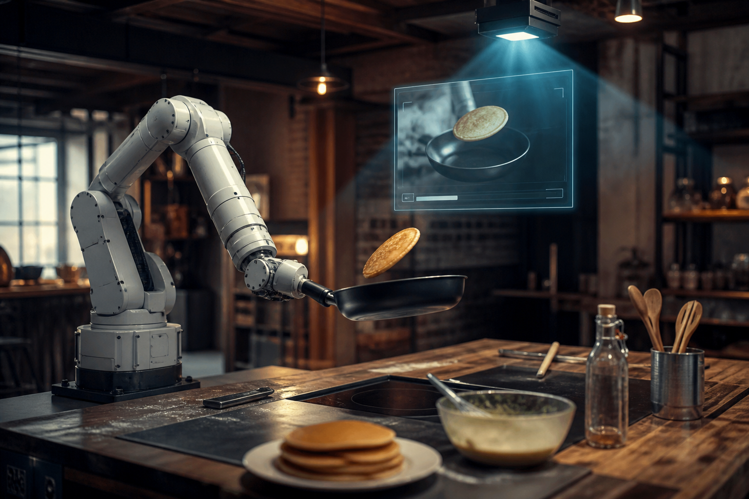 Robot learning manipulation task from single video demonstration